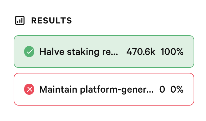 ADX halving staking rewards vote