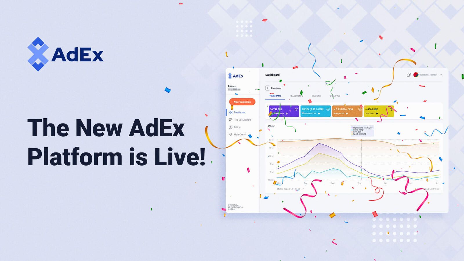 The wait is over - the new AdEX platform is available to Web3 advertisers