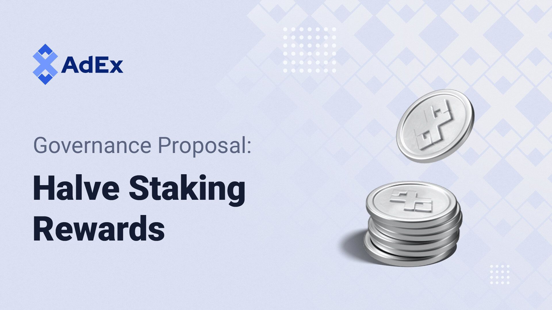 Governance Proposal: Halve Staking Rewards