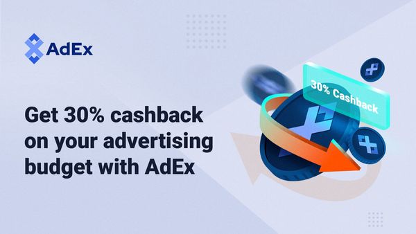 AdEx 30% cashback offer